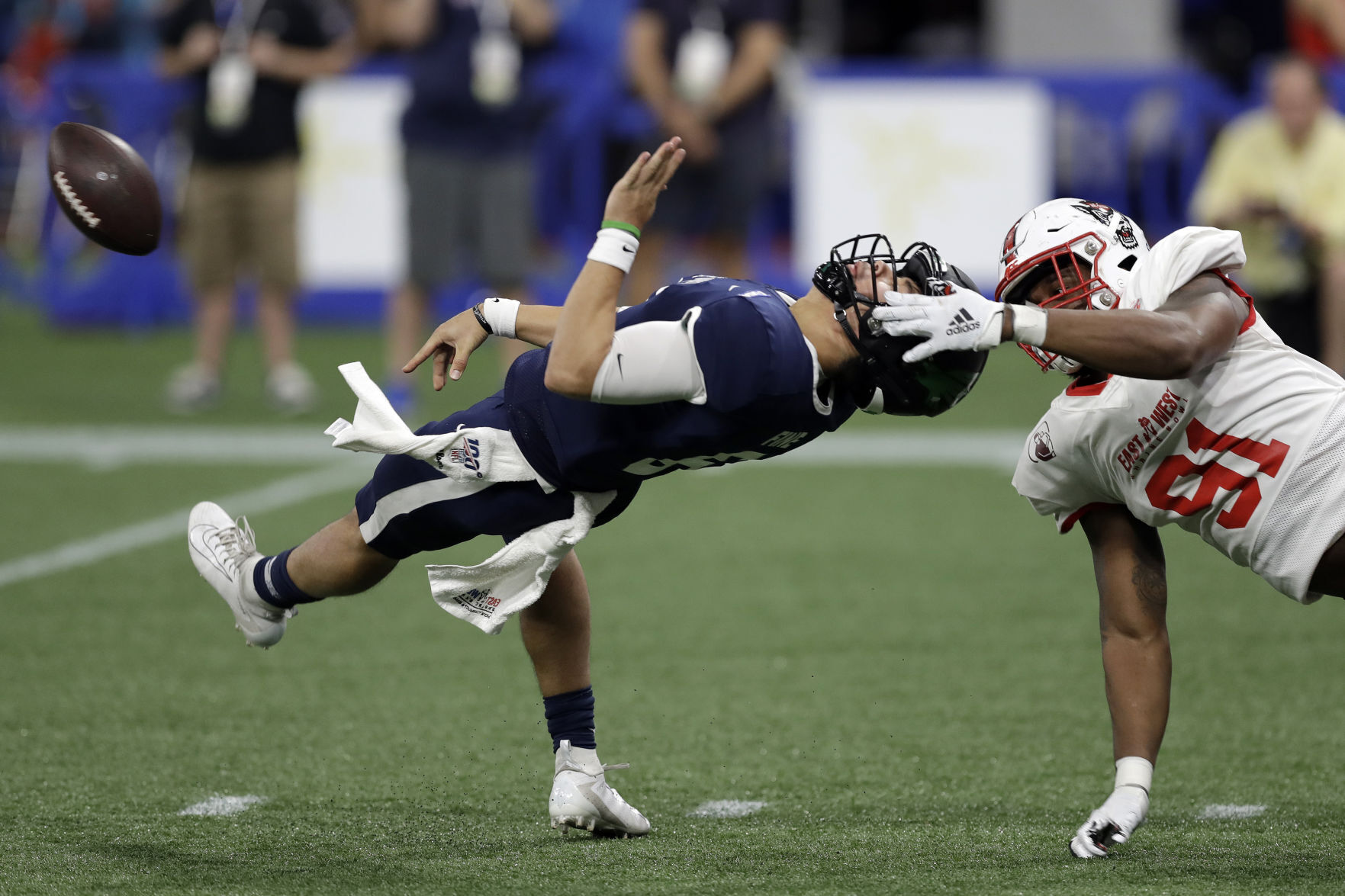 APTOPIX East West Shrine Game Football